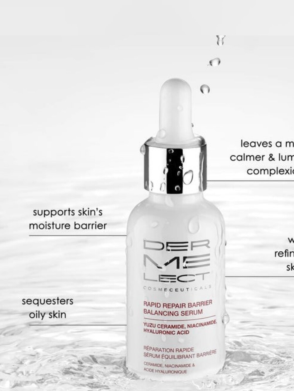 Dermelect Rapid Repair Barrier Balancing Serum 30ml NIB